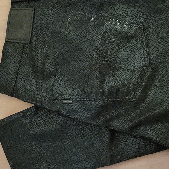 Levi's Denim - LEVI'S PREMIUM Black Snakeskin Mile High Stretch Jeans